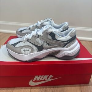 Nike White and Gray Sneakers